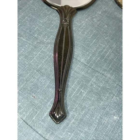 Vintage Floral Mirror And Brush Set - Picture 7 of 9